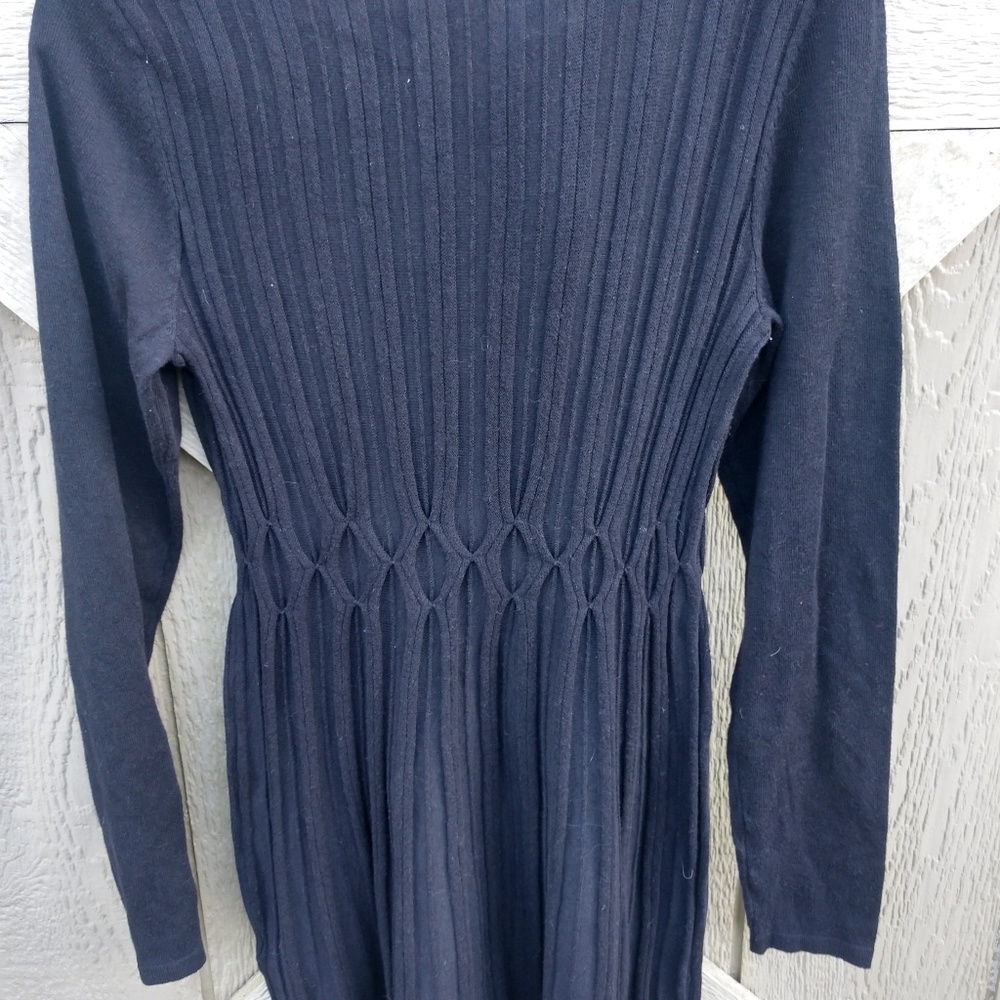 Daisy Fuentes, black, knit, long top - Picture 4 of 6